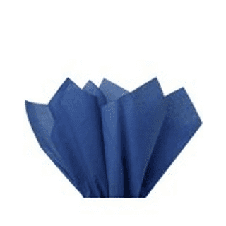 Jam Paper Tissue Paper Navy Blue 20 Sheets/Pack (1152353a)