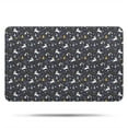 thumbnail image 1 of Dark Blue Unicorn Christmas Pattern Bathroom Rugs Mat,Non Slip Microfiber Bathroom Rug,Rubber Backing,Soft Bathroom Mats for Bathroom Floor,Tub and Shower,17x27in(43x68cm), 1 of 5