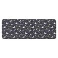 thumbnail image 1 of Dark Blue Unicorn Christmas Pattern Kitchen Rug Mat,Kitchen Runner Rugs Non Skid Washable,Decorative Kitchen Floor Mats for Kitchen,Sink,Laundry,17"x47.2", 1 of 7