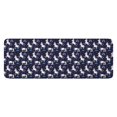 thumbnail image 1 of Dark Blue Unicorn Moon Pattern Kitchen Rug Mat,Kitchen Runner Rugs Non Skid Washable,Decorative Kitchen Floor Mats for Kitchen,Sink,Laundry,17"x47.2", 1 of 7
