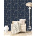 thumbnail image 1 of Dark Blue Vintage Wallpaper, 1 of 3