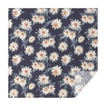 thumbnail image 1 of Dark Blue White Flower Pattern Square Tablecloth,Waterproof Square Table Cover,Wipeable Spillproof Washable Table Cover for Home Kitchen Party Decor 60"x60"(152x152cm), 1 of 6