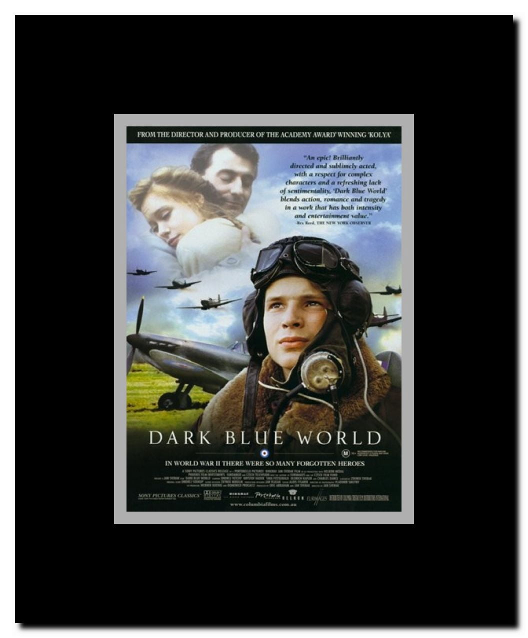 Dark Blue World Framed Movie Poster