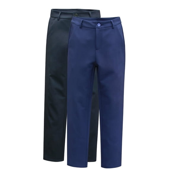 Dark Blue straight pants dress pants Women slim slim pencil pants Long pants pipe pants Spring/Autumn OL professional suit pants Working pants small straight pants