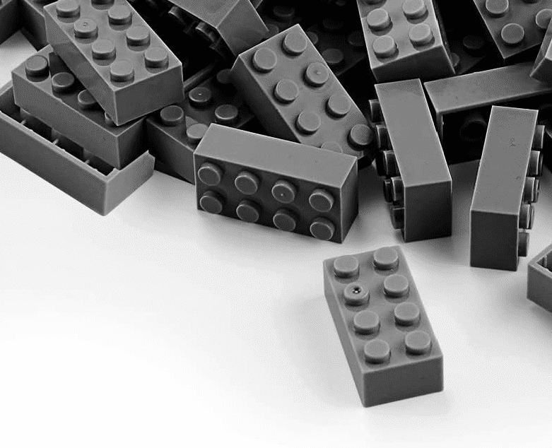 Dark Bluish Gray 2x4 Bricks 320 Pieces Grey Classic Building Blocks ...