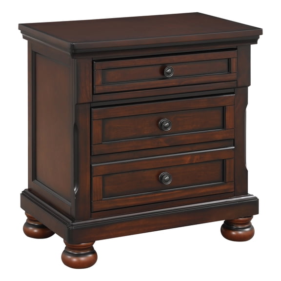 Dark Bronze Accents - Felt - Lined Storage - Bedroom Night Table - Hide Valuables Smartly