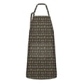 thumbnail image 1 of Dark Brown Bigfoot and Tree Pattern Apron-Garden Aprons for Women with Pockets-Cotton Linen Waterproof Kitchen Cooking Gardening Aprons Adjustable for Kitchen,Cooking,BBQ and Salon 33x27 Inch, 1 of 7
