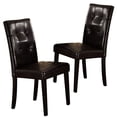 thumbnail image 1 of Dark Brown Faux Leather and MDF Upholstered Dining Chairs / Enhance Dining Room Appeal, 1 of 3