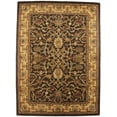 thumbnail image 1 of Dark Brown Floral Modern 8X11 Oriental Hand-Tufted Rug, 1 of 11