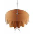 thumbnail image 1 of Dark Brown Grey Ombre Outdoor Tablecloth with Umbrella Hole, Modern Abstract Art Gradient Spillproof Waterproof Outdoor Table Cover, Patio Tablecloths for Party/Garden/Picnic, Round 54 inch, 1 of 9