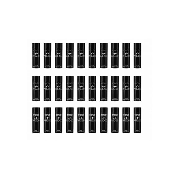 Dark Brown Hair Building Fibers for Instant Volume and Thicker Fuller Hair Large 27.5g ( Pack of 30 Bottles ) Hair Fibers for Women and Men Jargod