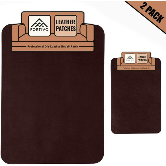 Dark Brown Leather Repair Kits for Couches, Leather Repair Patch, Vinyl Repair Kit - Leather Repair Kit for Car Seats, Vinyl Upholstery, Sofa - Cat Scratch Tape, Dark Brown Duct Tape for Furniture