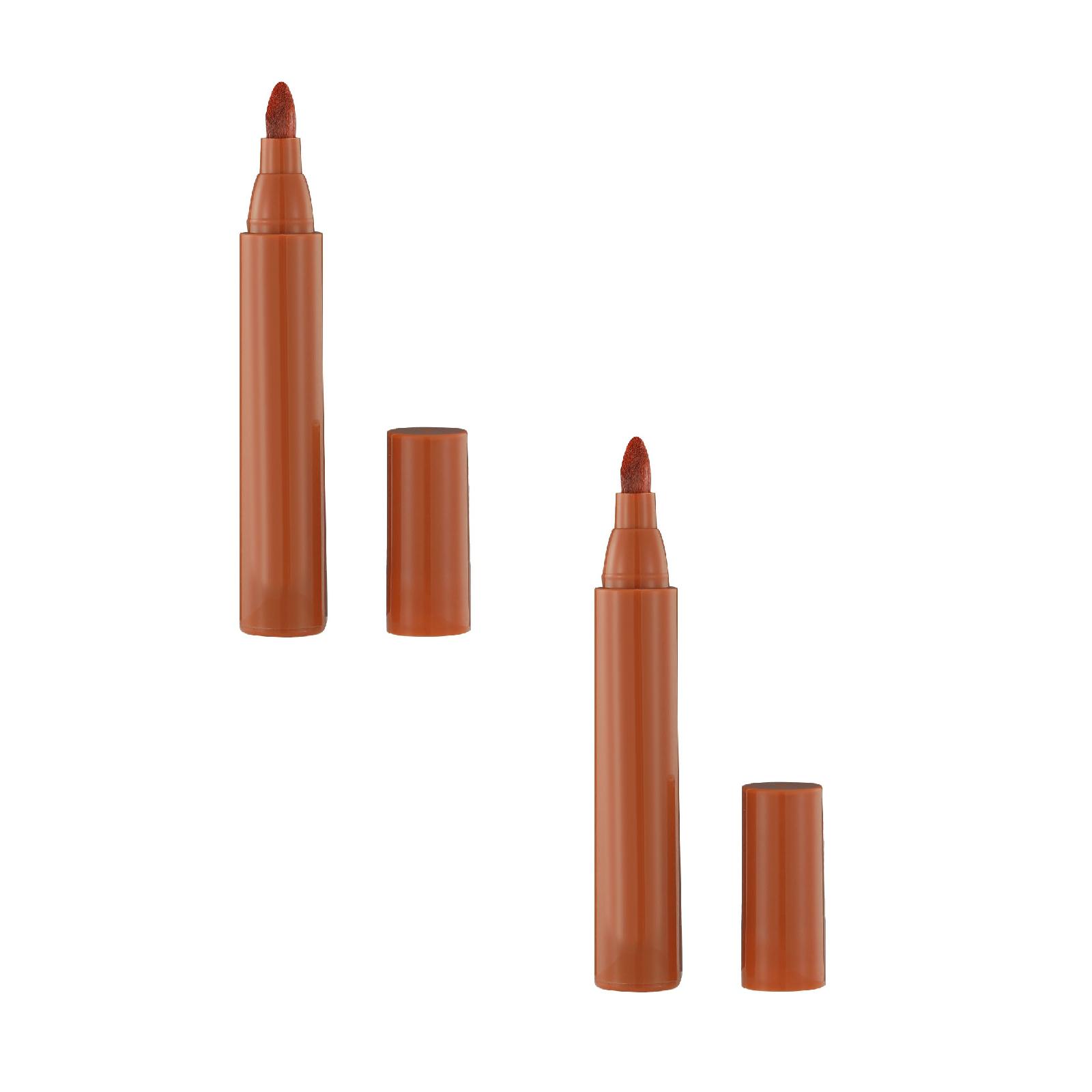 Dark Brown Lip Liner, Lip Stain Pen Nude Red Lip Stain Pen Liquid Lip