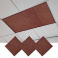 thumbnail image 1 of Dark Brown Magnetic Fluorescent Light Covers for Ceiling Lights 2x4Ft, Vintage Country Monochrome Chocolate Color Office Classroom Kitchen Drop Ceiling Light Covers Filters Shade Panel 3 Packs, 1 of 9