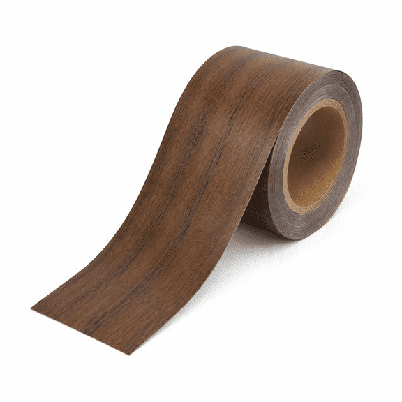 Dark Brown Oak Wood Grain Repair Tape, 2.25 in x 15 ft Self-Adhesive Furniture Tape for Cabinets, Door Trim, Baseboards and Crafts, 1 Roll