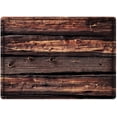 thumbnail image 1 of Dark Brown Old Wooden Board Print Memory Foam Bath Rugs Welcome Doormats Non Slip Absorbent Carpet Floor Mats Porch Rugs 36x24 in, 1 of 5