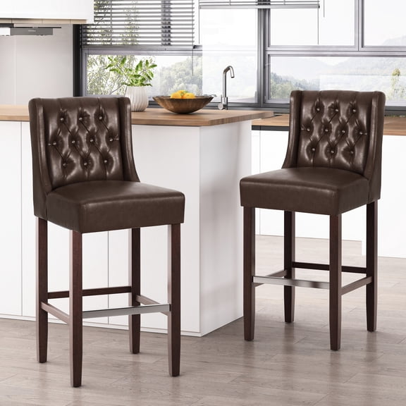 Dark Brown PU - Anti - Slip Base - Uneven Floor - Increase Safety