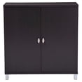 thumbnail image 1 of Dark Brown Wood Entryway Handbags or School Bags Storage Sideboard Cabinet, 1 of 6