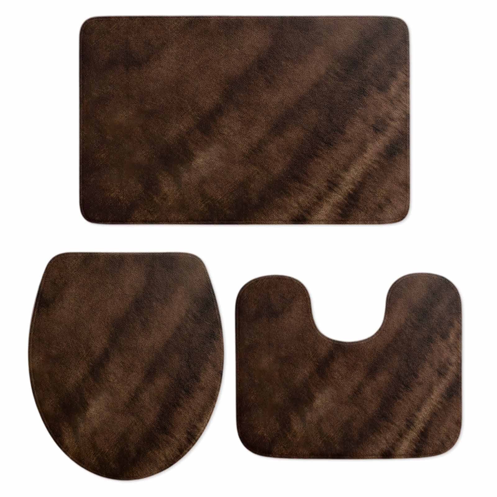 Dark Brown Bathroom Rugsnull