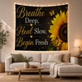 thumbnail image 1 of Dark Brown Wood With Grain Textured Horizontal, Inspirational Illustration for Quote Lovers, Wall Decor, Valentine's Day Gift, Tapestry Wall Hanging for Dorm and Living Room, 1 of 7