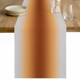 thumbnail image 1 of Dark Burnt Orange Grey Ombre Table Runner - 70 Inch Long Farmhouse Gradient Minimalist Cotton and Linen Blended Dress Scarves Farmhouse Table Runner for Kitchen Dining, Coffee Table, 13" x 70", 1 of 8