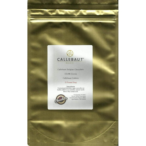 Dark Callets 53.8 % (2 lb), This semisweet chocolate couverture is excellent for eating, in baking recipes, and for mouldin.., By Callebaut