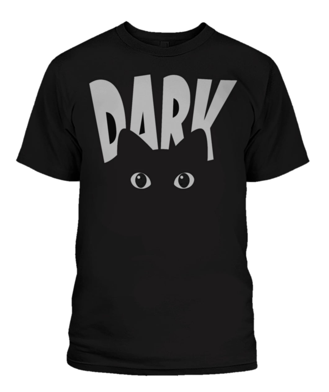 Dark Cat Eyes Typography T-Shirt - Walmart.com