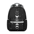 thumbnail image 1 of Dark Celestial Art Backpack Durable Waterproof Composite Oxford Cloth with Astral Star Pattern, Adjustable Straps, Breathable Padding for Travel and School Activities, 1 of 6