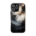 thumbnail image 1 of Dark Chaotic Storm Abstract Clouds Pattern Artistic Protective Phone Case with iPhone 11 to 17 Pro Max, 1 of 2