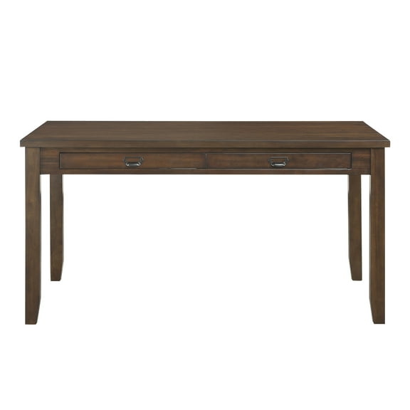Dark Cherry Finish Rectangular Dining Table With 4 Practical Drawers, Transitional Wooden Furnishing, Seats 6 Guests In People
