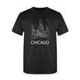 thumbnail image 1 of Dark Chicago Cityscape T-Shirt Men -Image by Shutterstock, Male x-Large, 1 of 4