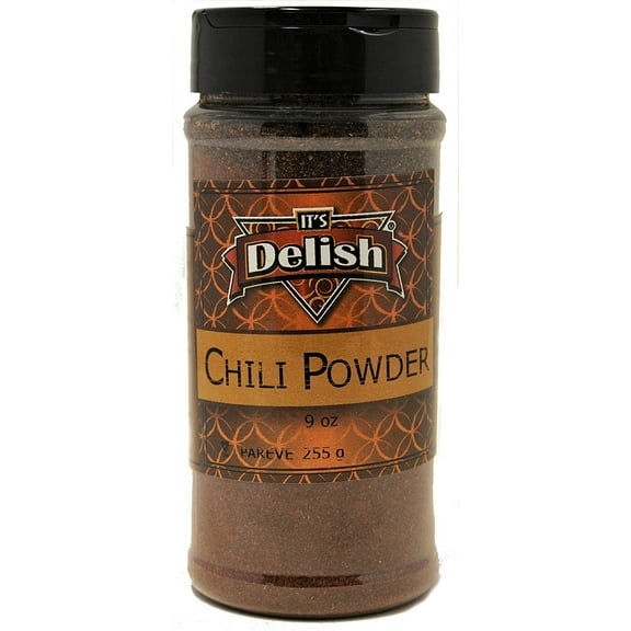 Dark Chili Powder by Its Delish Medium Jar, 9 oz
