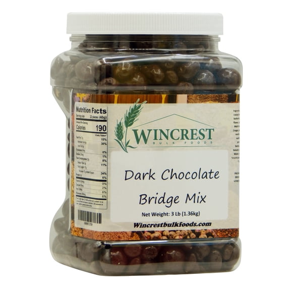 Dark Chocolate Bridge Mix || 3 Lb Tub