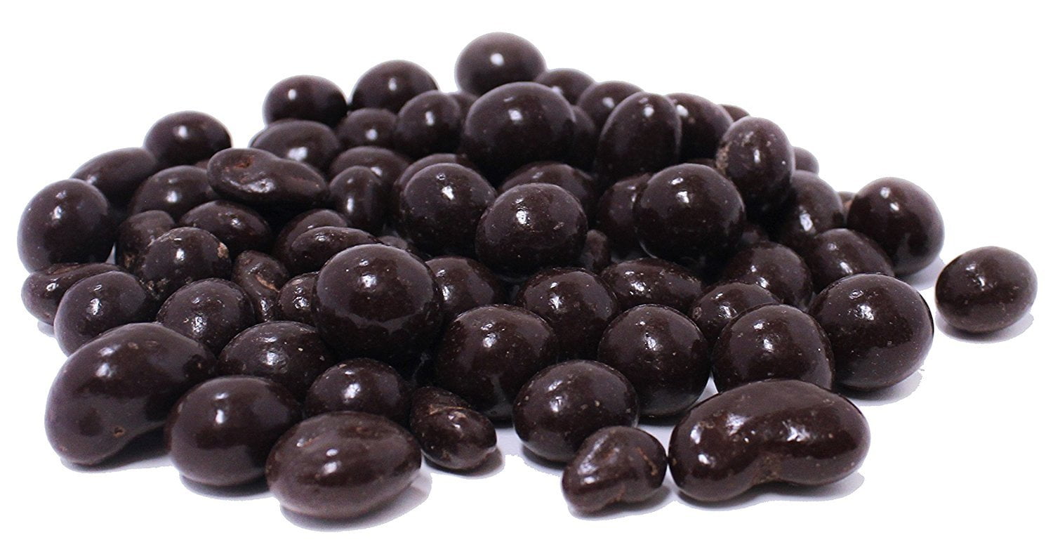 Dark Chocolate Covered Peanuts - 1lb Bag - Bulk Sizes Available