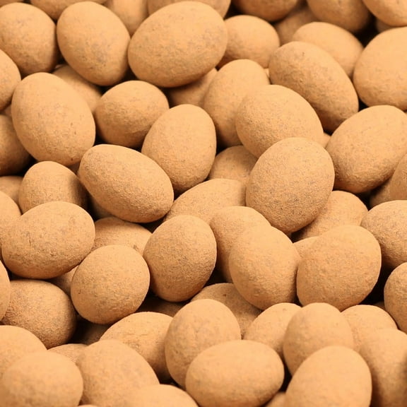 Dark Chocolate Cocoa Dusted Almonds by It's Delish, 2 Lbs Bulk Bag Choc Covered AlmondCandy Snack