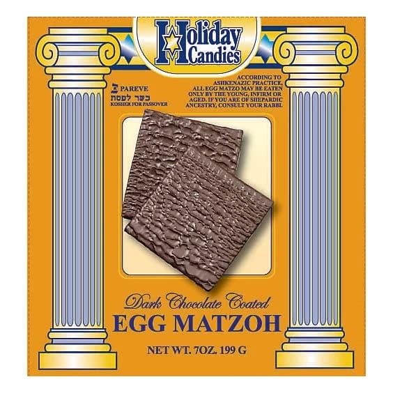Dark Chocolate Covered Egg Matzo For Passover