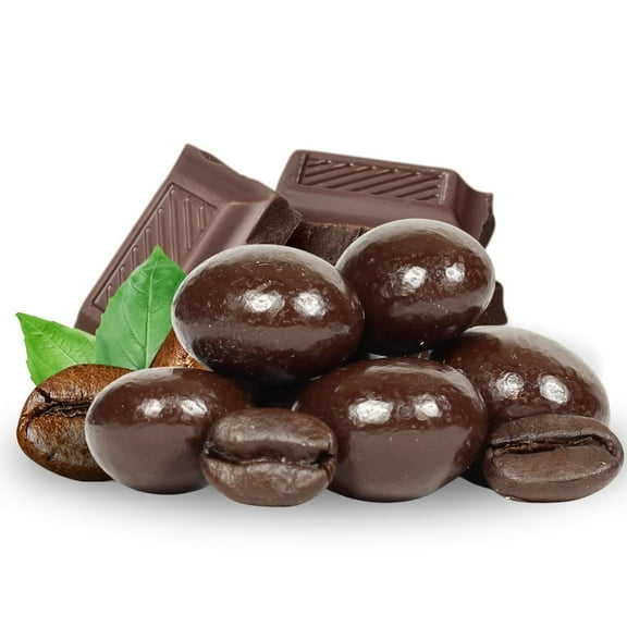 Dark Chocolate Covered Espresso Beans - by It's Delish, 1 Lb Bag  Coffee Lovers Snack  Gourmet Chocolates Candy Snacks  Made in USA, Vegan, Kosher