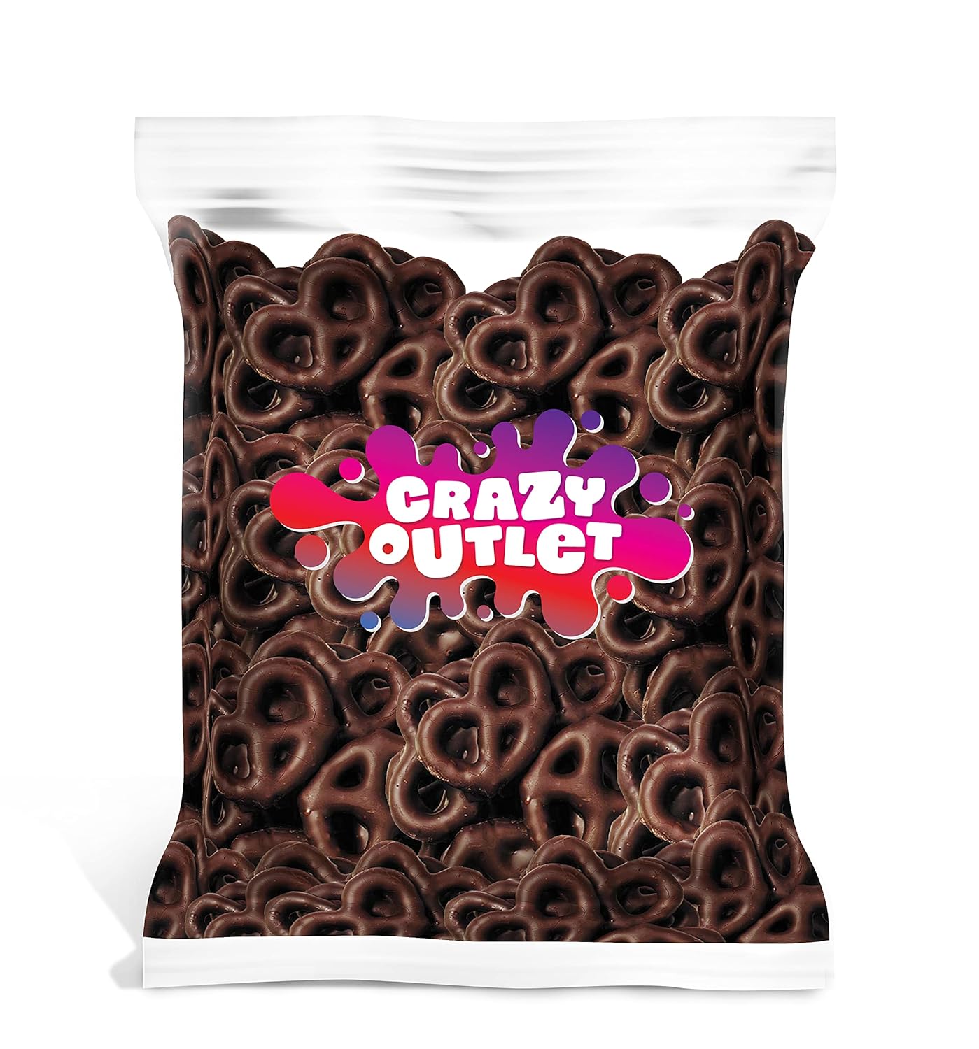 Dark Chocolate Covered Pretzels, Bulk Pack 5 Pounds