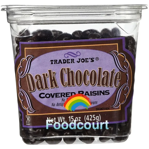 Dark Chocolate Covered Raisins 15 oz