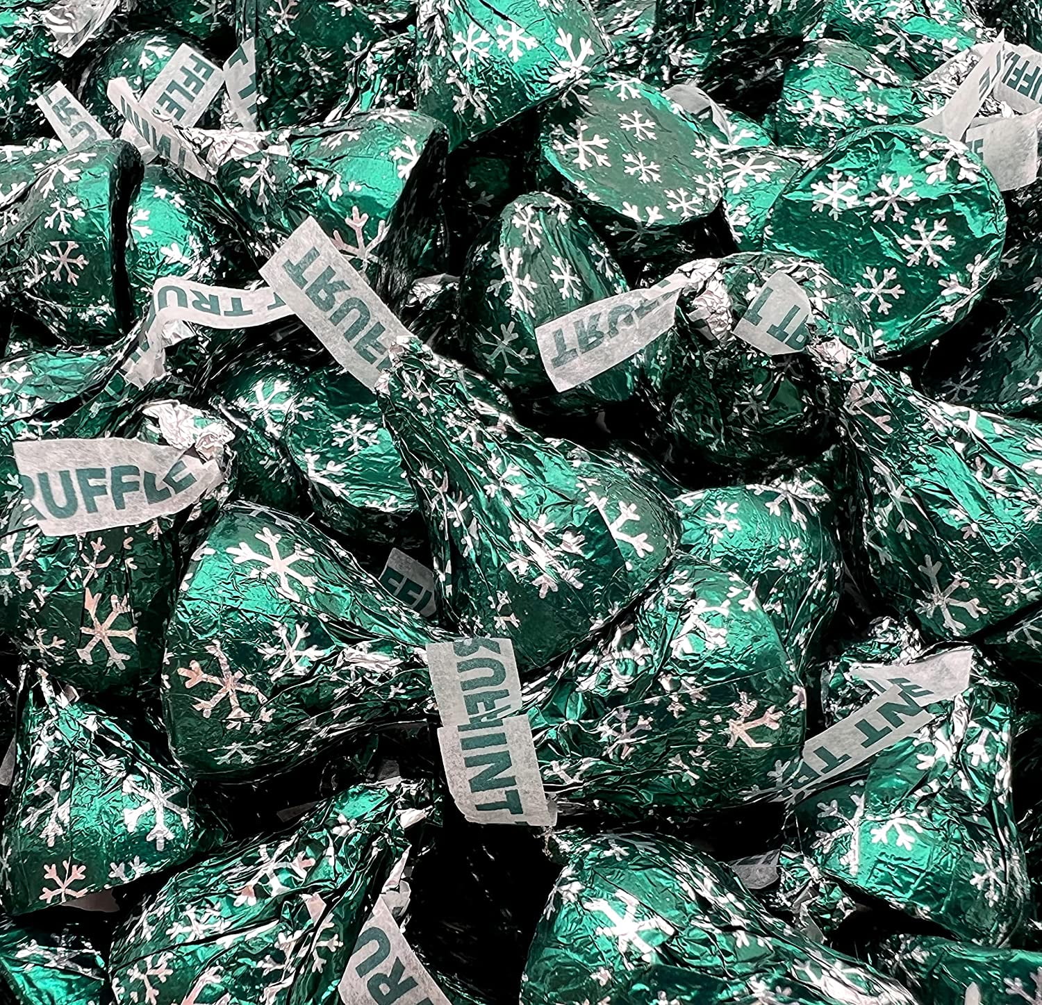 Dark Chocolate Filled with Mint Truffle - Bulk 2 Pounds (About 200 ...