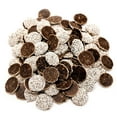 thumbnail image 1 of Dark Chocolate Nonpareils - 3 LB Resealable Stand Up Candy Bag - Chocolate Discs Topped with White Nonpareils - Gourmet Chocolates - Bulk Candies for Parties or Holidays, 1 of 7