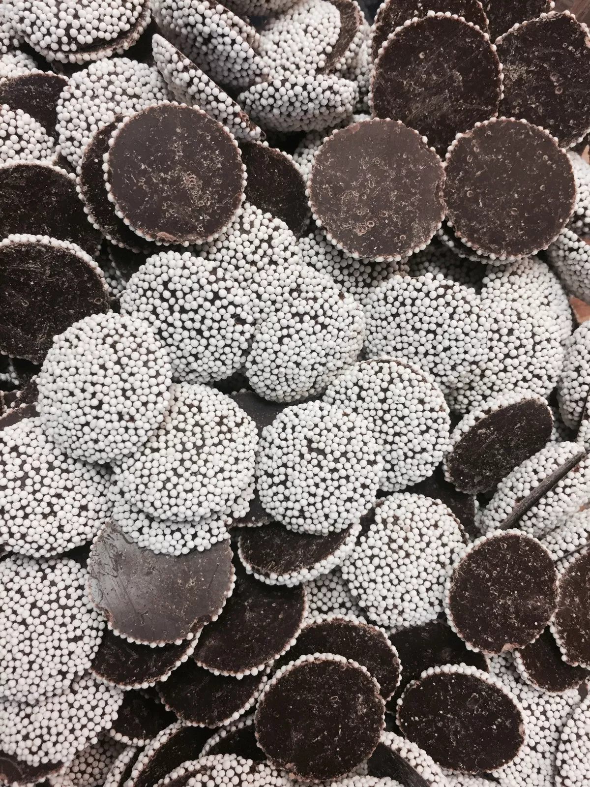 Dark Chocolate Nonpareils Candy 2lb Bulk Classic Gourmet Candy FREE SHIPPING