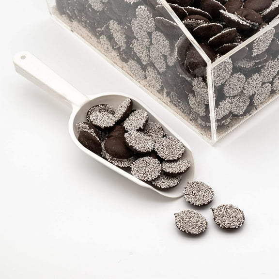 Dark Chocolate Nonpareils  Rich 60% Dark Chocolate Dots with Colorful Candy Shell  Perfect for Baking, Decorating & Snacking  Kosher, Party-Friendly Treat  Available in 8 oz