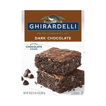 Dark Chocolate Premium Brownie Mix  Includes Chocolate Chips (Pack of 2)
