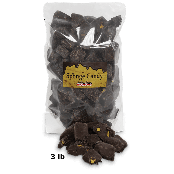 Dark Chocolate Sponge Candy - Bulk Bags