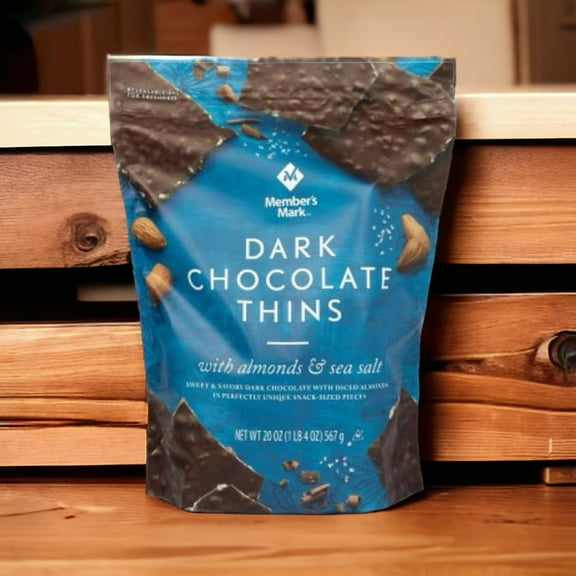 Dark Chocolate Thins With Almonds & Sea Salt (20 oz.)