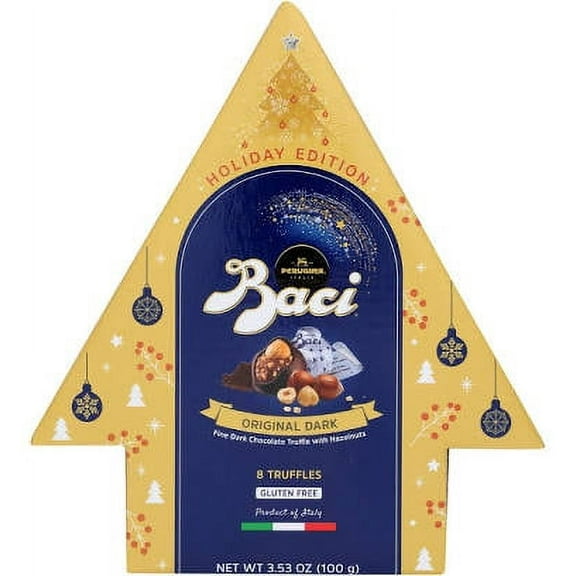 Dark Chocolate Truffles With Hazelnut Holiday Edition