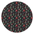 thumbnail image 1 of Dark Christmas Tree and Gift Pattern Round Fitted Tablecloth with Elastic Edge,Dining Table Cover Waterproof,Outdoor Round Tablecloth for Camping,Dining,Indoor and Outdoor, 1 of 7