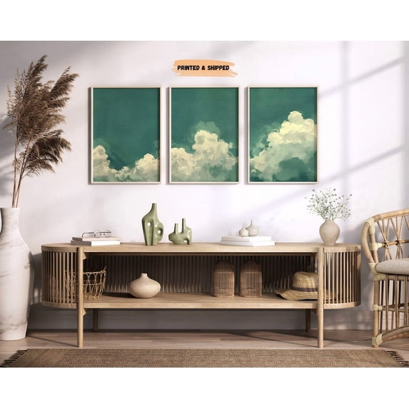 Dark Cloud Abstract Office Poster, Set 3, Poster Only - Walmart.com