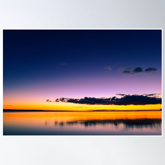 Dark Color Cloud In The Night Sky Poster Wall Art, Modern Wall Decor, 8x12 UNFRAMED